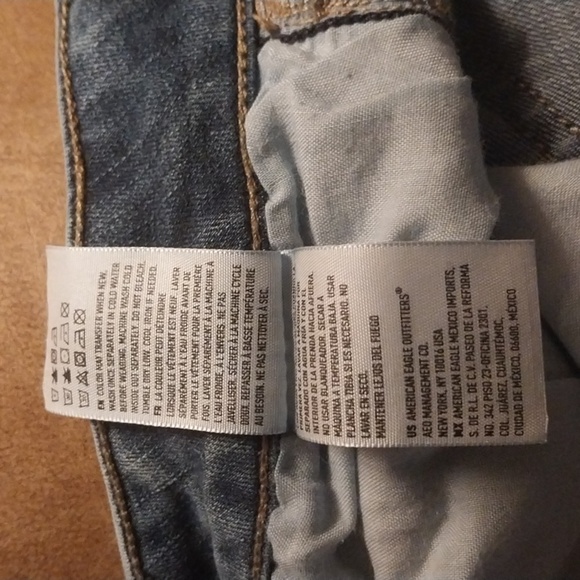 American Eagle Next Level Stretch Jegging Jeans Women 6 Mid Rise Blue - Picture 8 of 8